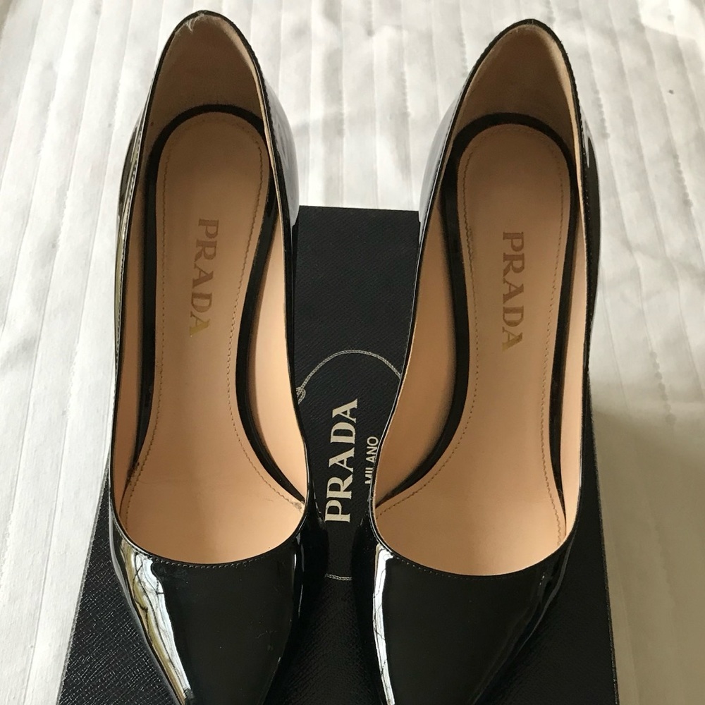 Prada Patent Pumps